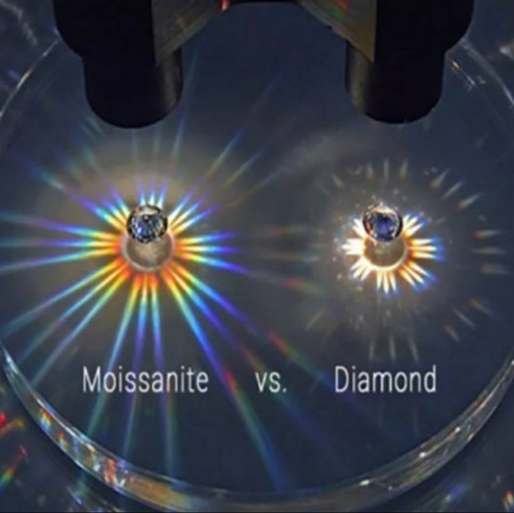 1 Ct Moissanite Natural White VVSI -- GORGEOUS 💋❤ Comes w GRA certificate ❤ - Picture 8 of 10